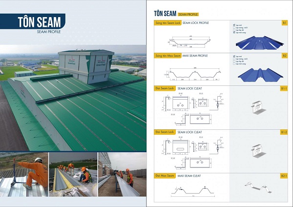 Tôn seam hiện là hình thức lợp tôn đang chịu được mức bão cao nhất so với các loại tôn khác
